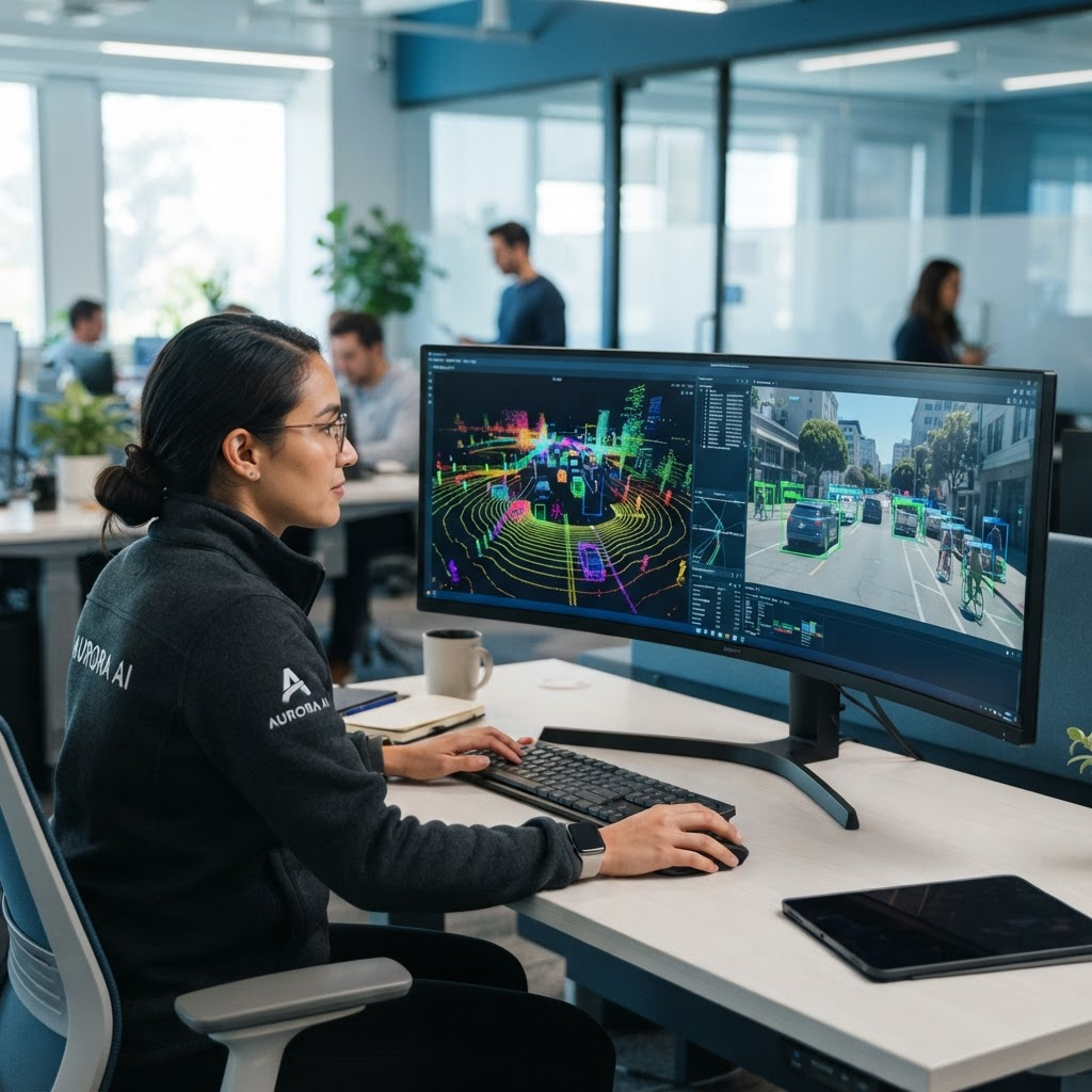 Autonomous vehicle perception data being labelled for ADAS programmes
